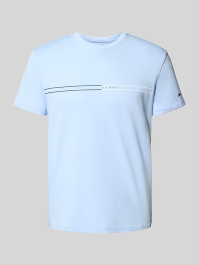Tommy Jeans Regular Fit T-Shirt aus reiner Baumwolle Hellblau 2