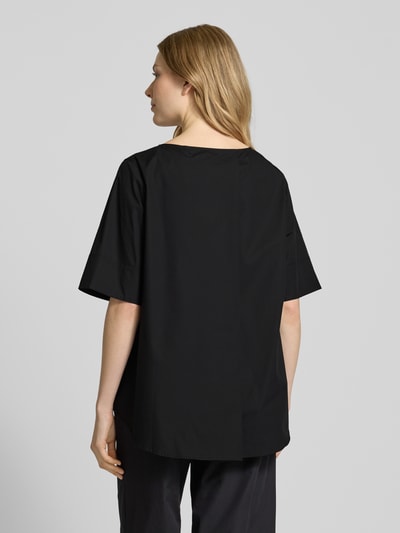 MAERZ Muenchen Regular Fit Blusenshirt mit Rundhalsausschnitt Black 5