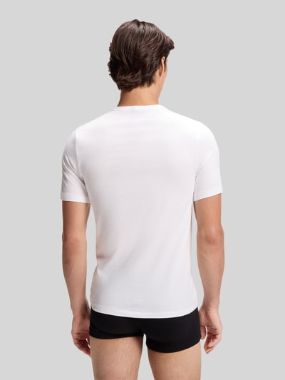 HUGO T-shirty o kroju regular fit z czystej bawełny w zestaw 3 szt. Niebieski 4
