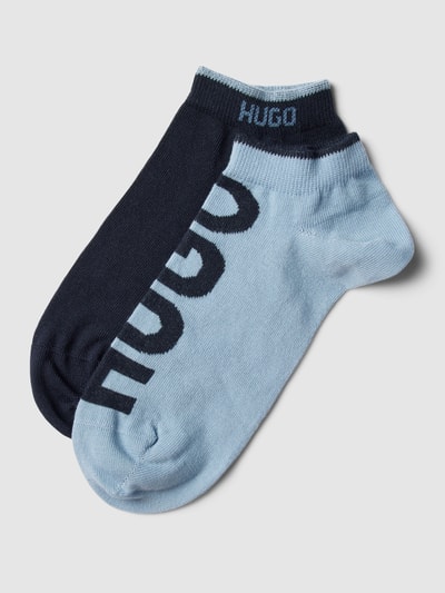 HUGO Sneakersocken mit Label-Details im 2er-Pack Bleu 1