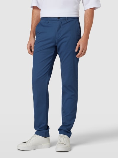 Tommy Hilfiger Pants Chinosy z wpuszczanymi kieszeniami w stylu francuskim model ‘DENTON’ Niebieski 4