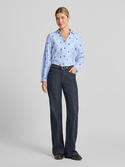 b.young Bluse aus reiner Baumwolle Modell 'FABIENNE' Hellblau 1