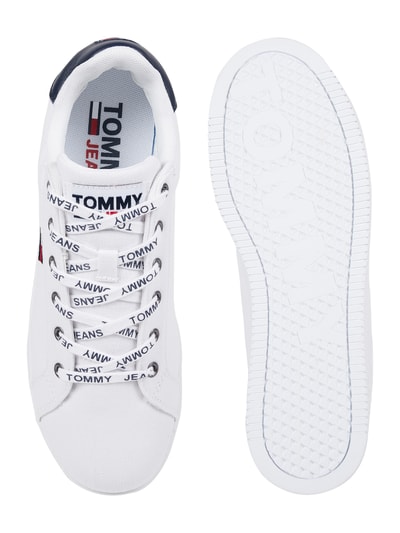 Tommy Jeans Plateausneakers van canvas  Wit - 5