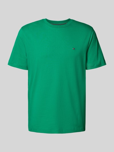 Tommy Hilfiger Regular fit T-shirt van puur katoen Groen - 2