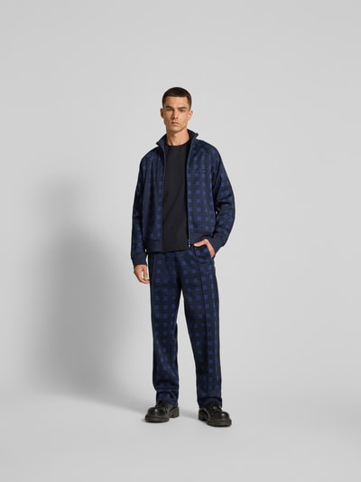 Kenzo Straight Fit Sweathose mit Gesäßtasche Dunkelblau 1