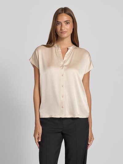 Someday Slim Fit Blusenshirt mit Tunikakragen Modell 'Koralie' Sand 4