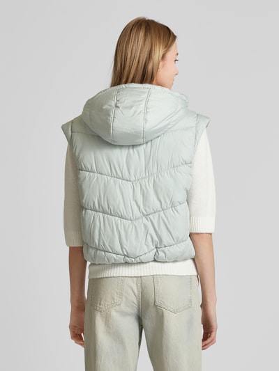 comma Casual Identity Korte bodywarmer met steekzakken Mintgroen - 5