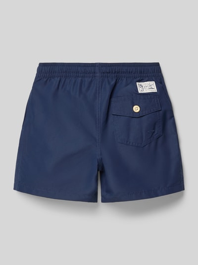 Polo Ralph Lauren Kids Zwembroek met Tunnelkoord Marineblauw - 3
