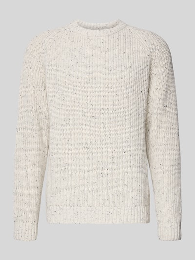 Armedangels Regular Fit Strickpullover aus Baumwoll-Woll-Mix Modell 'KIAANO' Offwhite 2