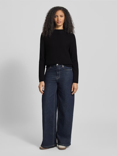 Marc O'Polo Regular Fit Strickpullover aus reiner Baumwolle Black 1