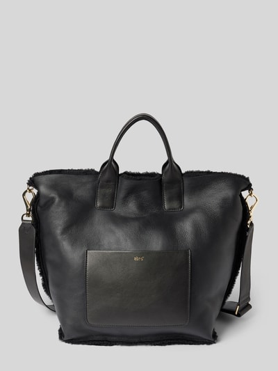 Abro Shopper mit Lammfell Modell 'RAQUEL' Black 2