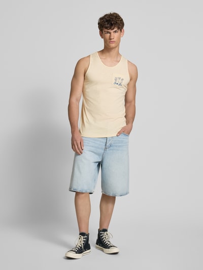 Blend Tanktop mit Brusttasche Modell 'UERIK' Sand 1