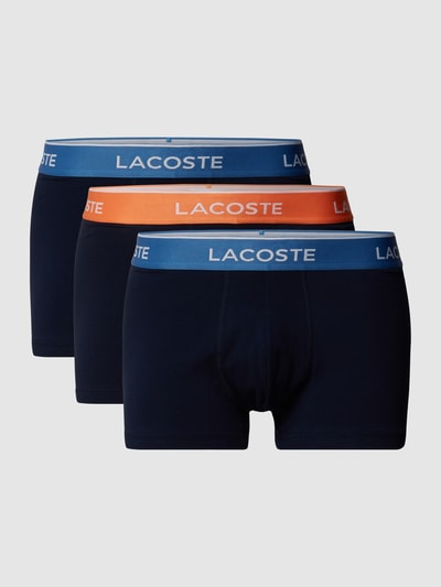 Lacoste Trunks mit Brand-Schriftzug Blau 2