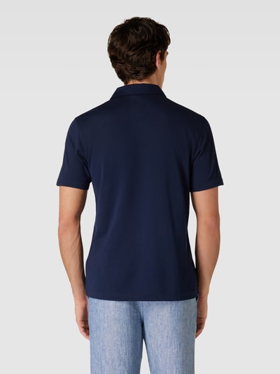 Brax Poloshirt mit kurzer Knopfleiste Modell 'Pepe' Marine 5