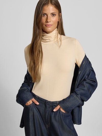 Samsøe Samsøe Longsleeve mit Rollkragen Modell 'ESTER' Ecru 3