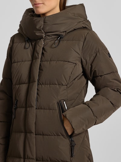 khujo Płaszcz z kapturem model ‘Sensy’ Ciemnozielony 3