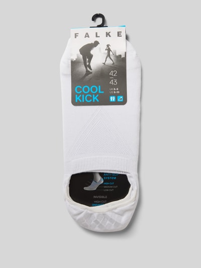 Falke Kousenvoetjes met elastische ribboordjes, model 'Cool Kick' Wit - 3