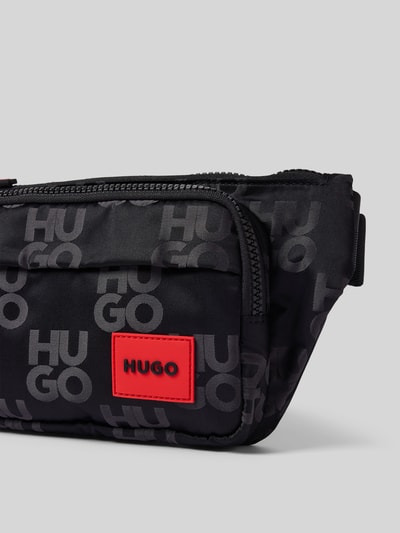 HUGO Bauchtasche mit Label-Patch Modell 'Ethon' Black 2