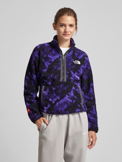 The North Face Fleecepullover mit Label-Patch Lila 4