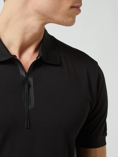 Strellson Poloshirt mit Reißverschluss Black 3