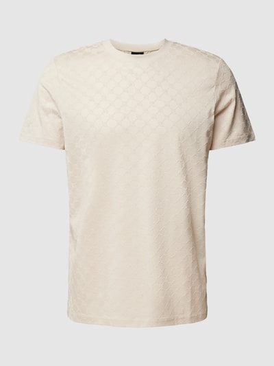 JOOP! Collection T-Shirt mit Strukturmuster Modell 'Batista' Offwhite 2