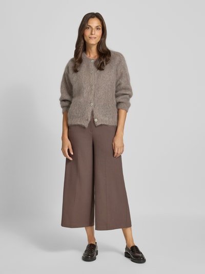 Christian Berg Woman Stoffen broek met verkorte pasvorm Taupe - 1