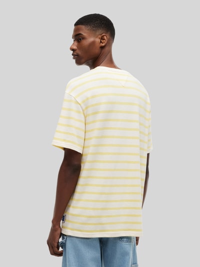 Tommy Jeans Relaxed Fit T-Shirt aus reiner Baumwolle GELB 5
