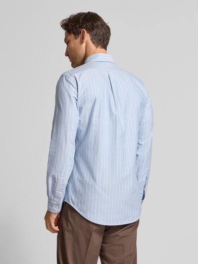 Polo Ralph Lauren Custom Fit Freizeithemd mit Button-Down-Kragen Blau 5