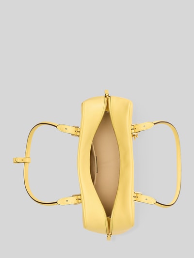 Lauren Ralph Lauren Henkeltasche aus echtem Rindsleder GELB 5