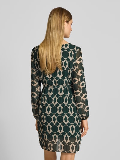 ZABAIONE Jurk met structuurmotief, model 'Sara' Donkergroen - 5