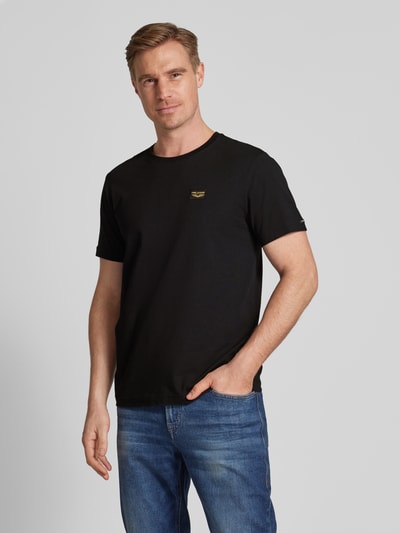 PME Legend T-Shirt mit Label-Stitching Modell 'GUYVER' Black 4