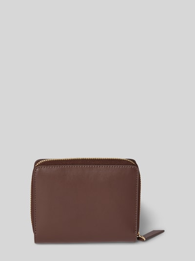 Tommy Hilfiger Portemonnee van echt rundernappa Donkerbruin - 2