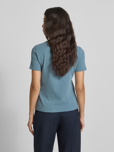 MM T-shirt o kroju regular fit z czystej bawełny model ‘MULINO’ Jasnoniebieski 5