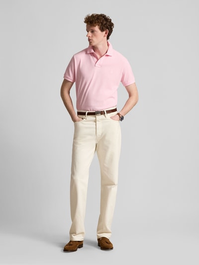 Polo Ralph Lauren Slim Fit Poloshirt aus reiner Baumwolle Rosa 1