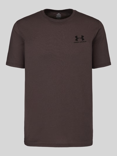 Under Armour Regular Fit Sport-T-Shirt aus Baumwoll-Mix  Schlamm 2