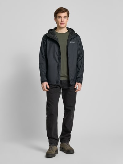 COLUMBIA Softshell-Jacke mit Label-Print Modell 'Watertight' Black 1