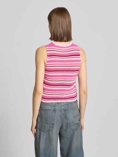 JJXX Stricktop mit Rundhalsausschnitt Modell 'ZUSANNAH' Pink 5