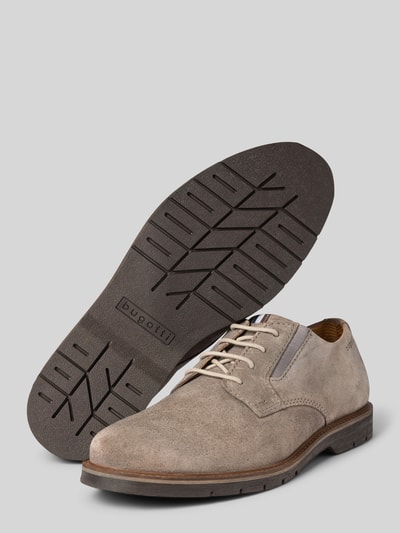 bugatti Schnürschuhe mit Label-Detail Modell 'Casimiro' Taupe 4
