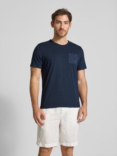 Lerros T-Shirt mit Rundhalsausschnitt Dunkelblau 4