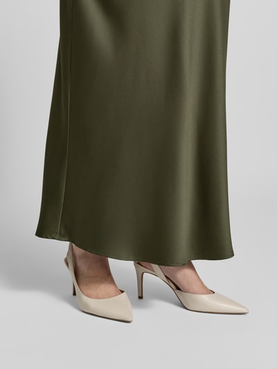 VERO MODA Uitlopende maxi-rok met elastische band model 'MERLE' Donkergroen - 3