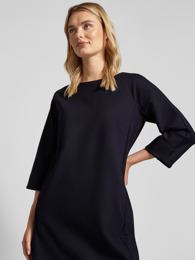 MaxMara Leisure Minikleid mit Rundhalsausschnitt Modell 'NOEL' Marine 3