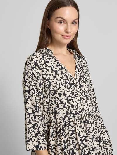 OPUS Knielange jurk in laagjeslook, model 'Walari'  - 3