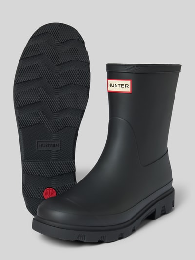 Hunter Gummistiefel mit Logo Black 4