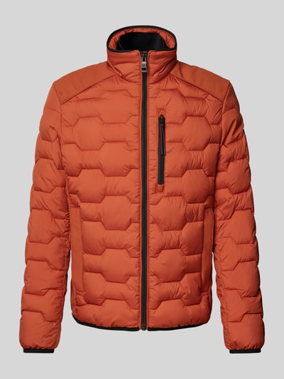 Tom Tailor Regular Fit Steppjacke mit Stehkragen Orange 1