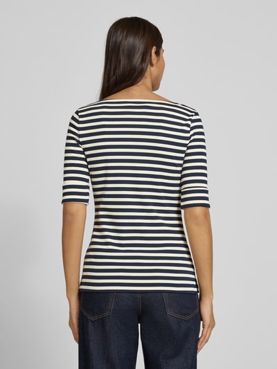 Lauren Ralph Lauren T-Shirt mit 1/2-Ärmel Modell 'JUDY' Dunkelblau 5