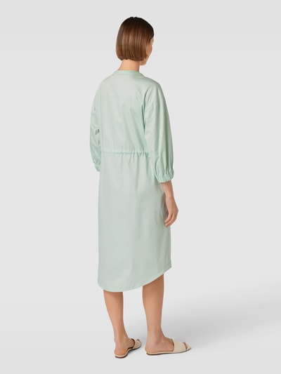 MaxMara Leisure Midi-jurk met tunnelkoord en strikceintuur, model 'SHEREE' Mintgroen - 5