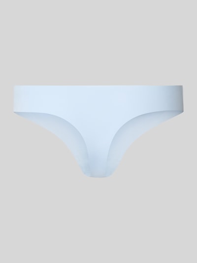 Produktfoto, String aus Microfaser ohne Nähte von Jake*s Casual in hellem Blau, körpernaher Schnitt, Material-Mix mit Stretch-Anteil