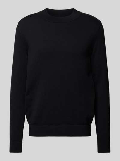 SELECTED HOMME Gebreide pullover met turtleneck, model 'ROBERT' Zwart - 2