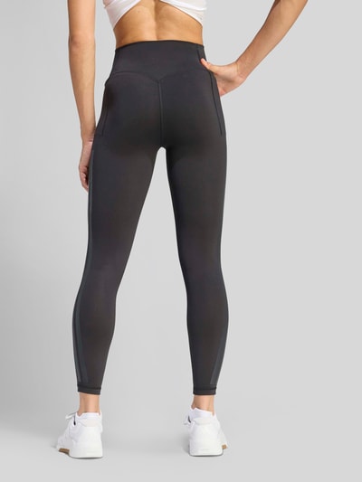 adidas Training Slim Fit sport-legging met logoprint model 'OPT 3S 7/8 L' Zwart - 4