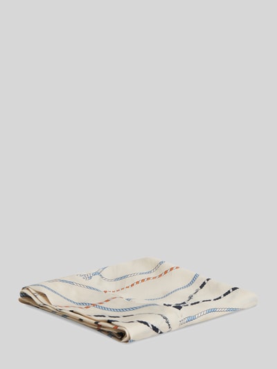Tommy Hilfiger Sjaal van pure zijde met logo-opschrift Offwhite - 3